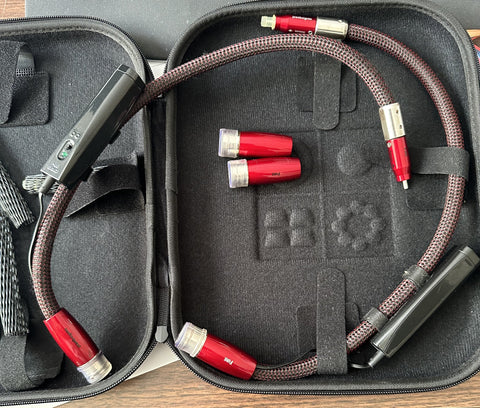 AudioQuest Fire .5 Meter  XLR-XLR or RCA (on one end ) Interconnects (used- consignment)
