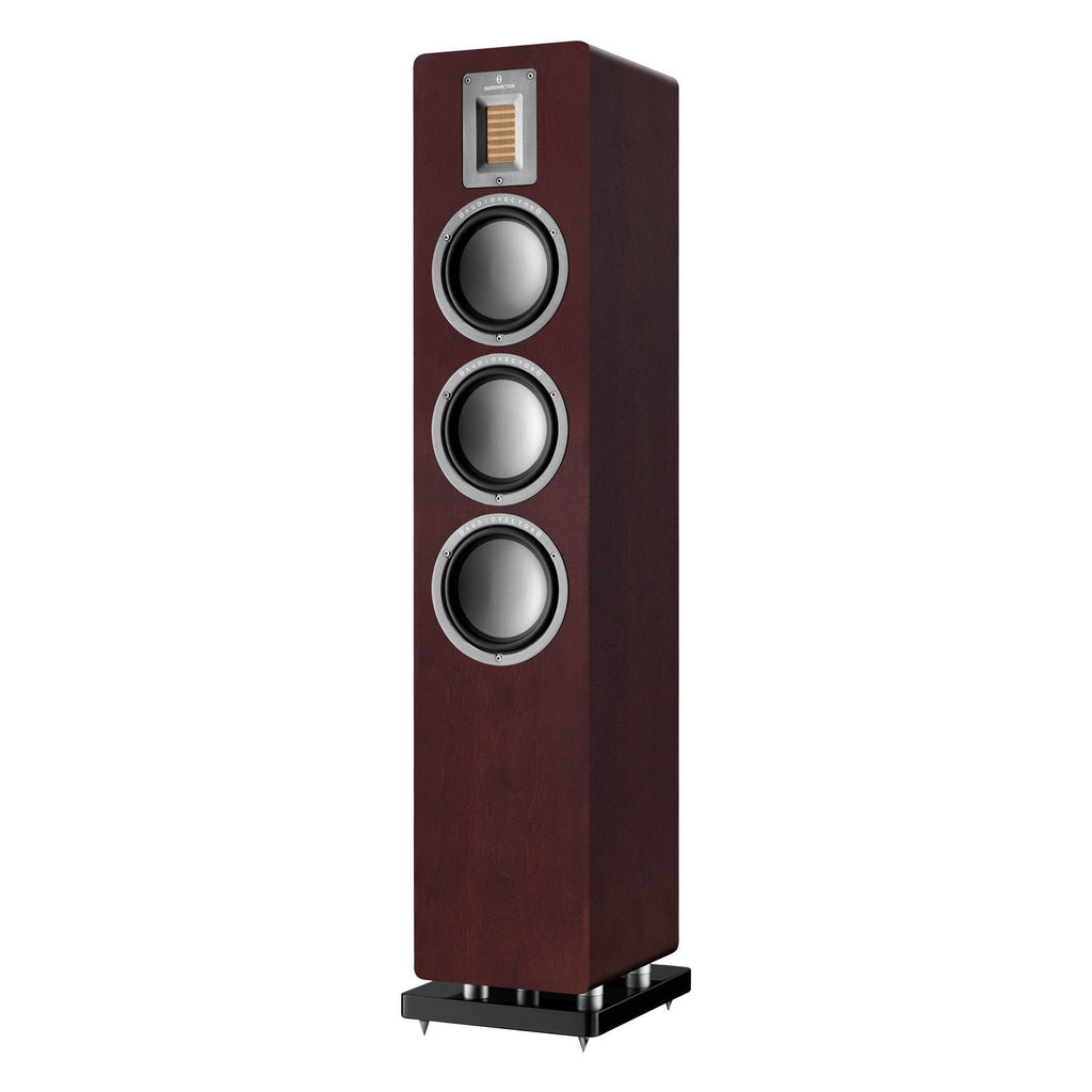 Audiovector QR-5 Floorstanding Speakers-1 demo pair left In Walnut( special pricing)