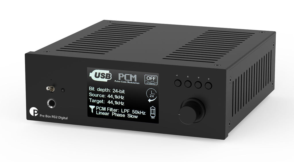 Pro-Ject Pre Box RS2 Digital Line Preamplifier, DAC & Headphone Amp